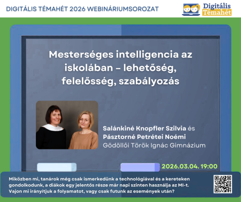 Mesterséges intelligencia az iskolában – lehetőség, felelősség, szabályozás